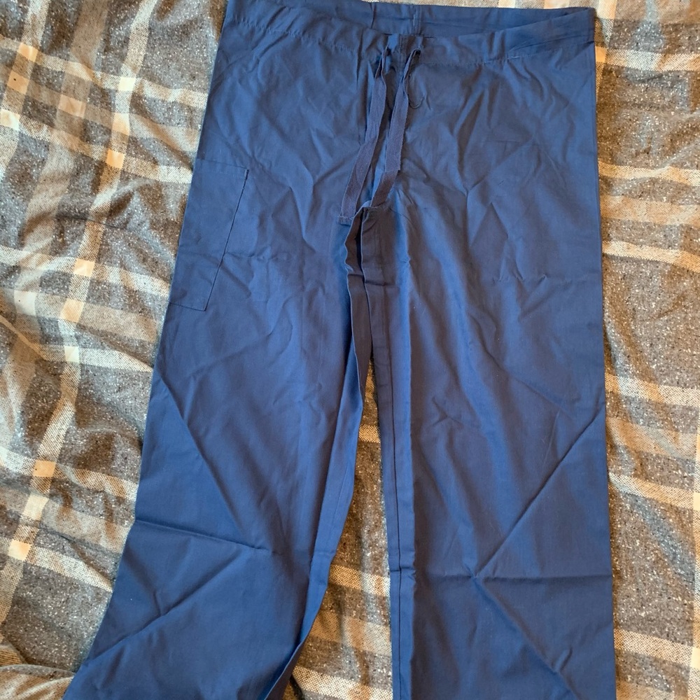 3 SET NAVY BLUE SCRUB PANT S Fit like M - Picture 2 of 3